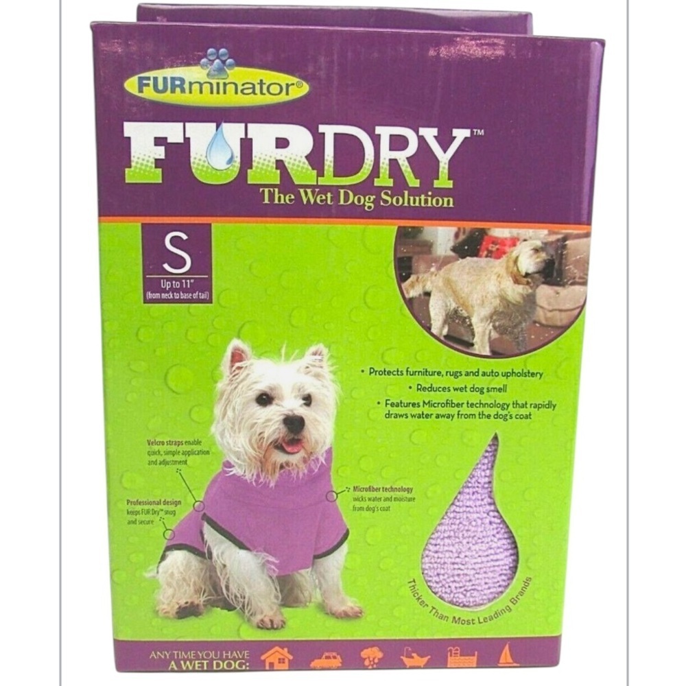 FURminator Purple Dog Grooming Tool